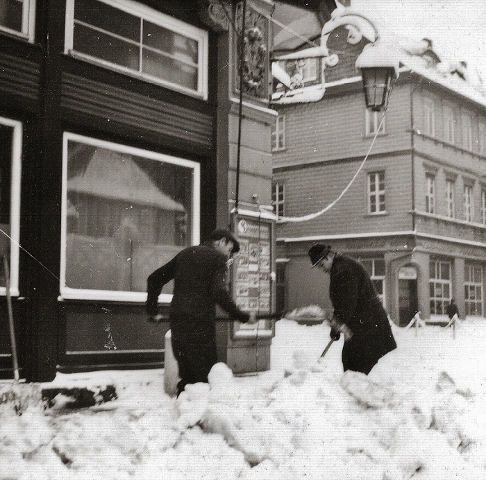 "Schneechaos" in Wernigerode
© Archiv Möbius