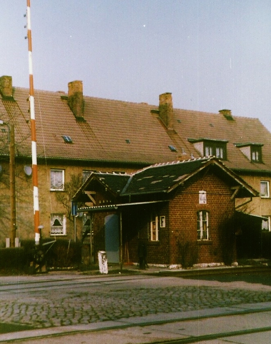 ehemaliger Bahnübergang am Veckenstedter Weg 1993
© Horst Duve