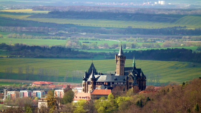 Blick über das Schloss hinweg in das nördliche Vorland
© Wolfgang Grothe