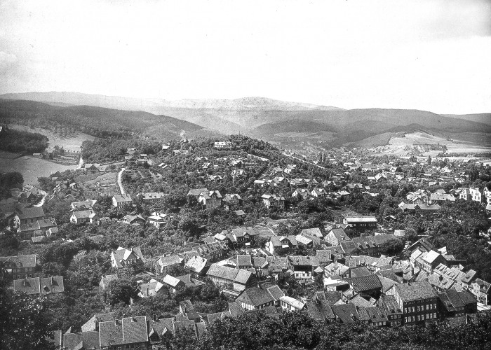 Blick von der Terrasse des Schlosses im Jahr 1891
© Dieter Oemler