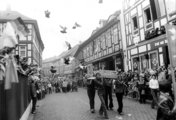 Demonstration am 1. Mai
© Mahn-und Gedenkstätte Archiv