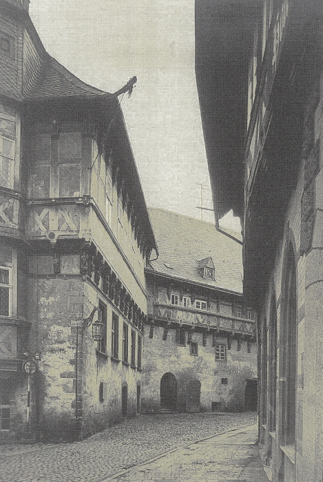 Rathaus mit Klint um 1925 vor dem Umbau
© Stadtarchiv Wernigerode