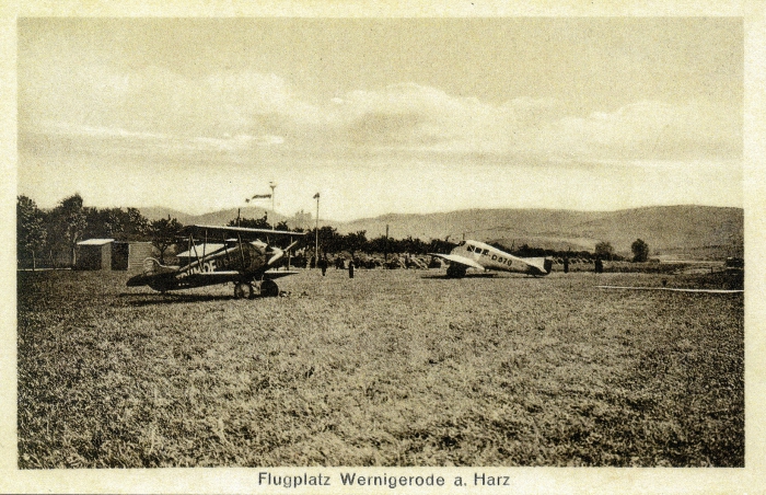 Flugplatz Wernigerode
© Postkarte