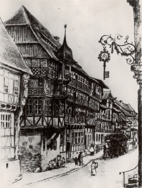 "Hotel zum Bären" Breite Straße 78 vor 1836
- Harzbücherei Wernigerode