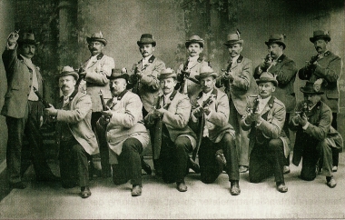 Hasseröder Schützengesellschaft um 1898
- Hasseröder Schützengesellschaft
