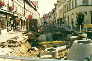 Neugestaltung der Fußgängerzone 2002
<br>© Wolfgang Grothe