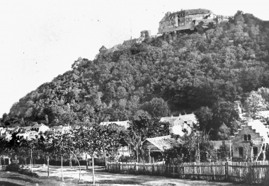 Blick vom Pulvergarten auf das Barockschloss
<br>- Dieter Oemler