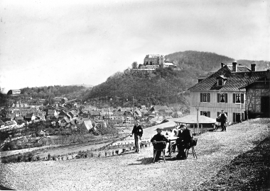 Blick vom Hotel Lindenberg auf Stadt und Schloss
<br>- Dieter Oemler