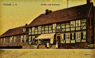 Gemeindeschenke "Zum Eichbaum" um 1900 in Silstedt
<br>- Archiv Silstedt