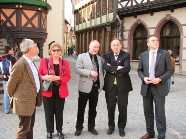 Hans-Dietrich Genscher als Gast des 12.Vasten-Colleg
<br>- Stadtverwaltung Wernigerode